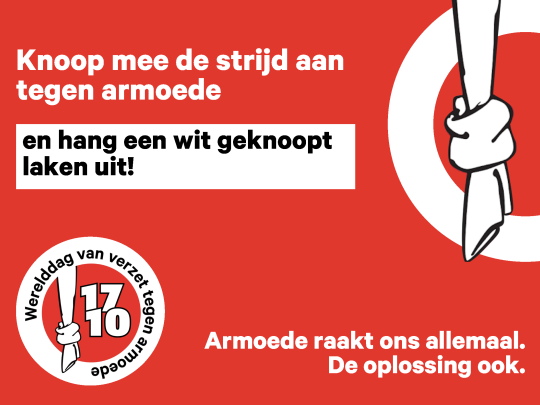 Knoop jij mee de strijd aan tegen armoede?